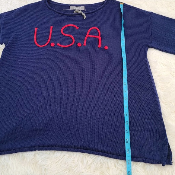 Marled By RC USA Blue Knit Sweater NWT SZ M - Picture 9 of 10